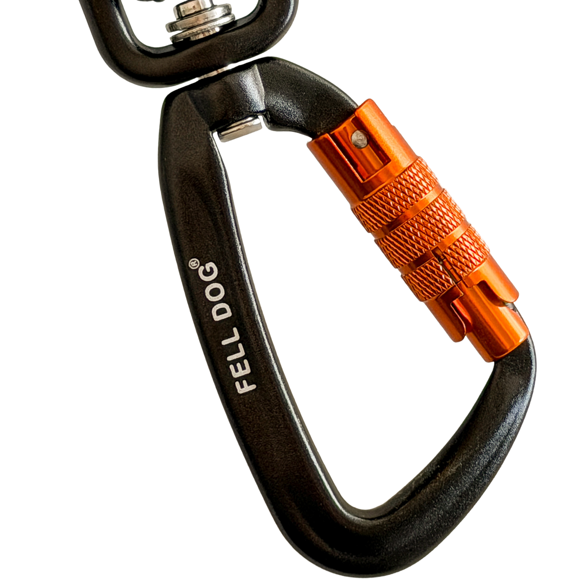 Fell Dog Lead with climbing carabiner clip