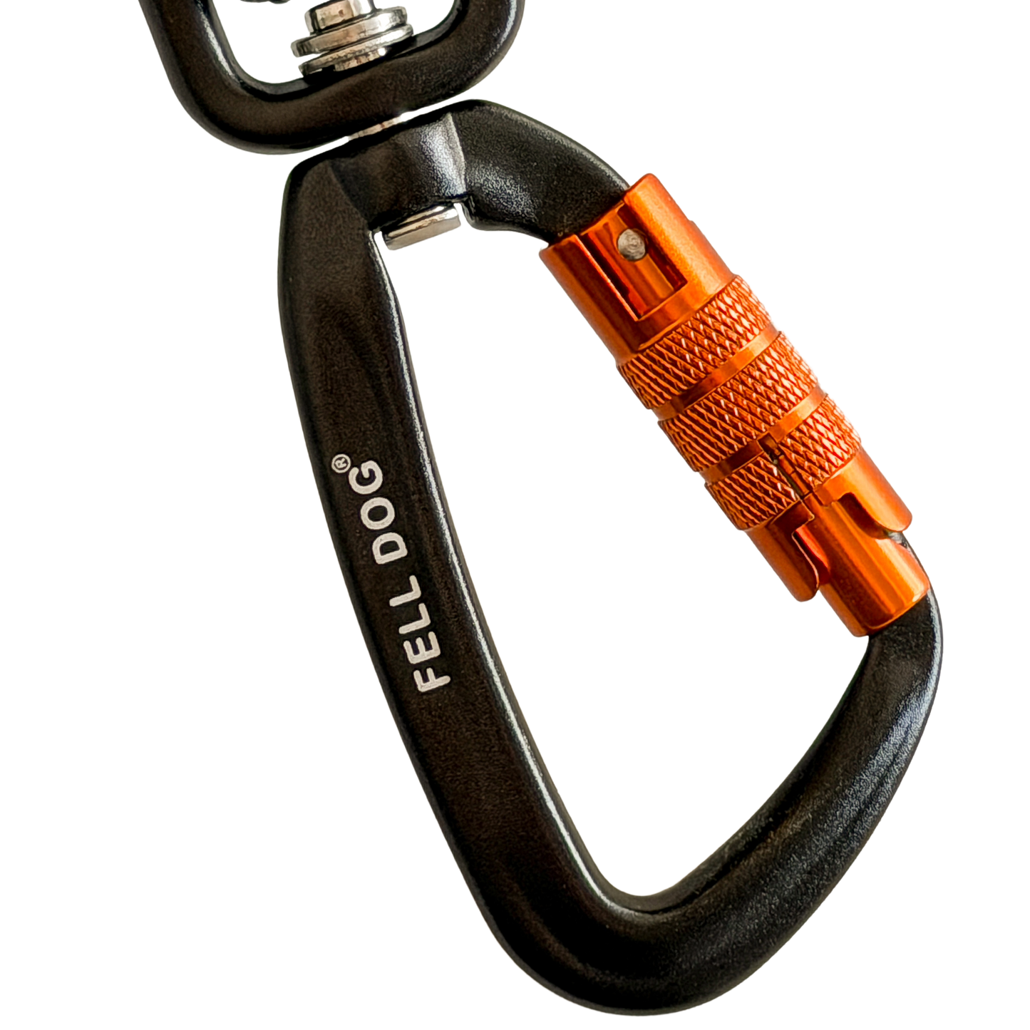 Fell Dog Lead with climbing carabiner clip